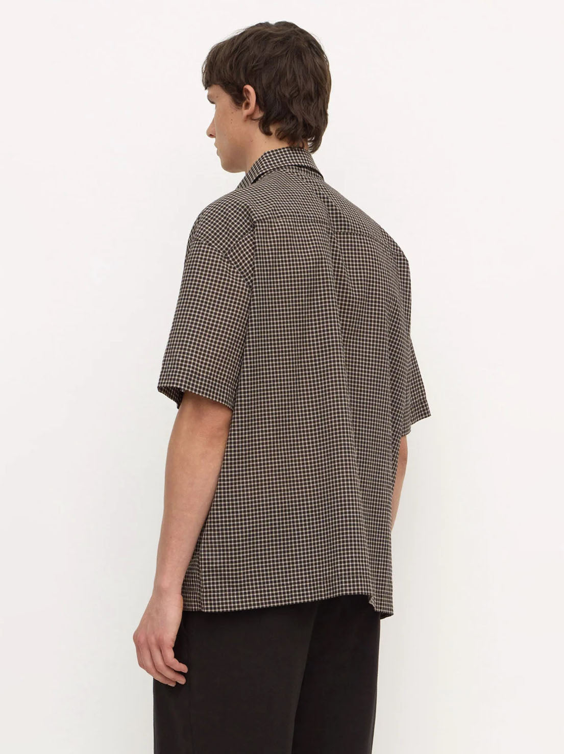 Assembly Label - Alta Check Short Sleeve Shirt - Brown / Black