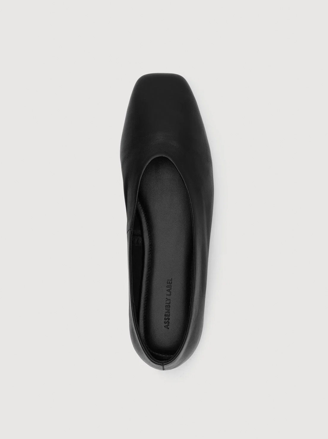 Assembly Label - Andrea Leather Ballet Flat - Black