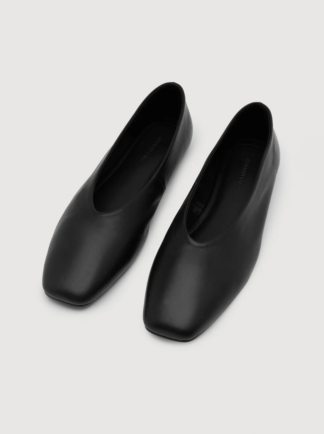 Assembly Label - Andrea Leather Ballet Flat - Black