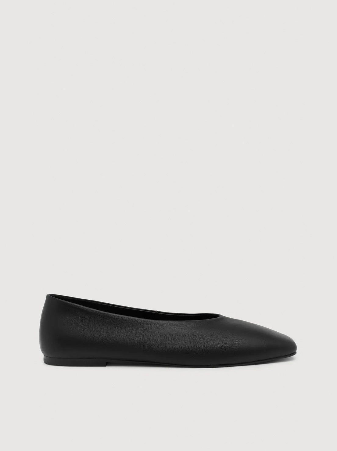 Assembly Label - Andrea Leather Ballet Flat - Black