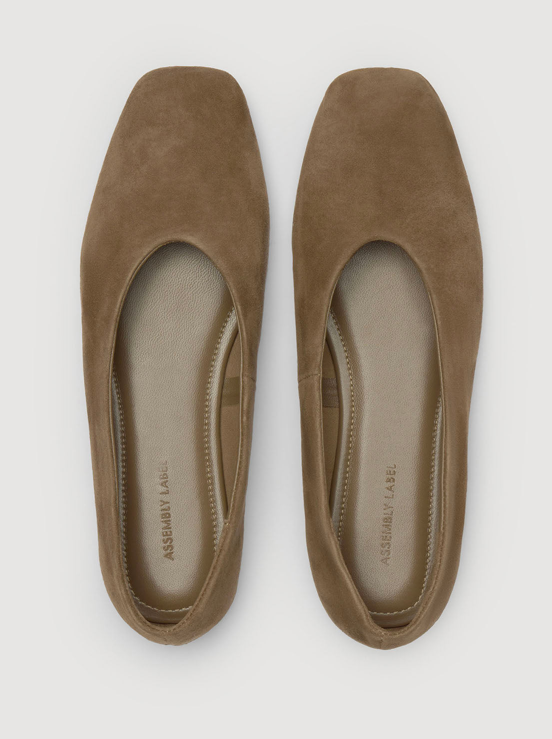 Assembly Label - Andrea Suede Ballet Flat - Bark