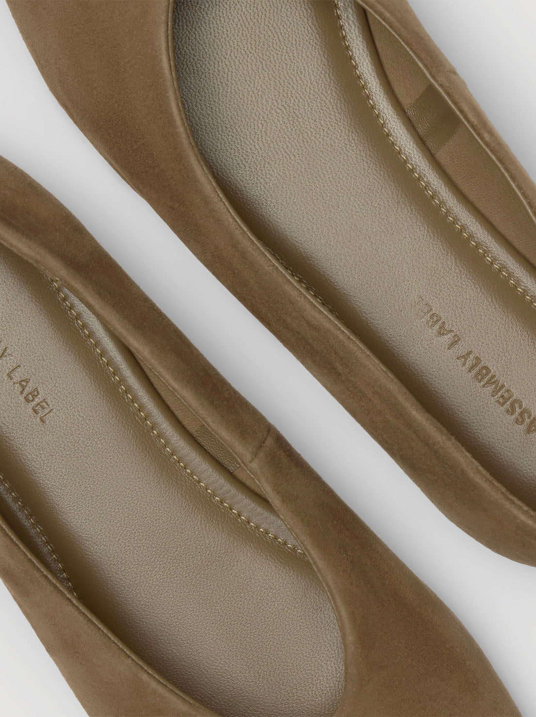 Assembly Label - Andrea Suede Ballet Flat - Bark