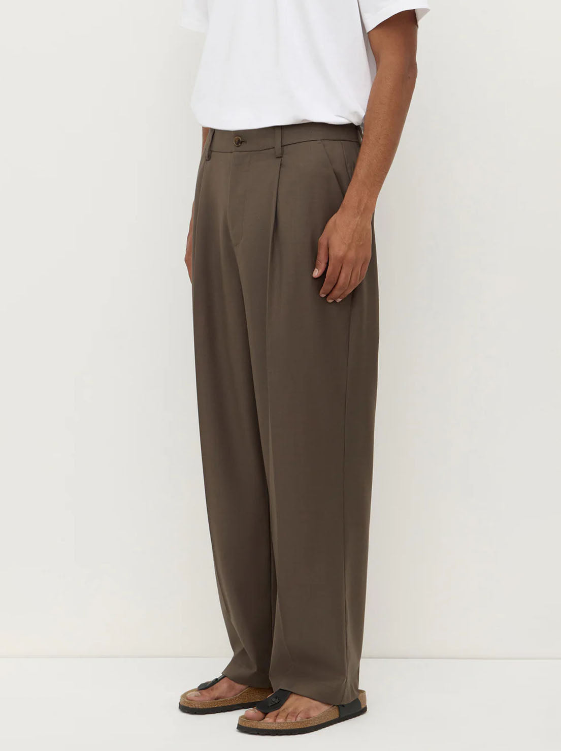 Assembly Label - Ari Tailored Pant - Ganache Marle