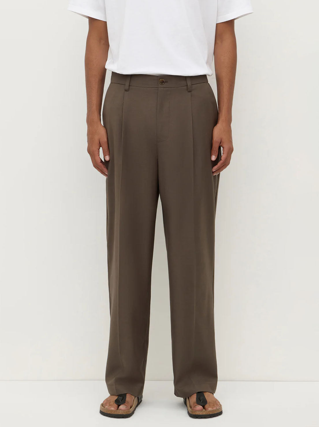 Assembly Label - Ari Tailored Pant - Ganache Marle