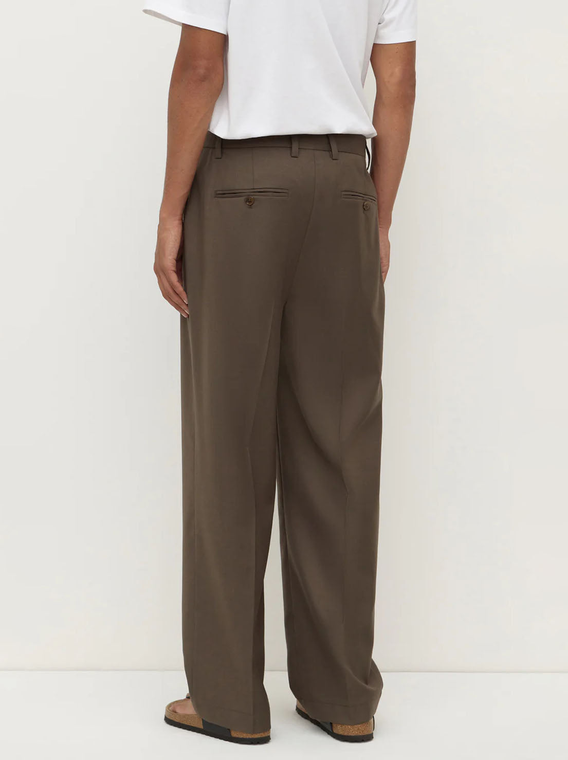 Assembly Label - Ari Tailored Pant - Ganache Marle