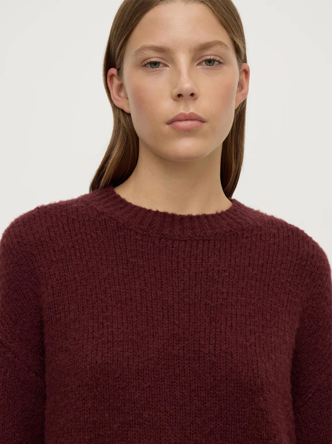 Assembly Label - Ariel Knit - Merlot