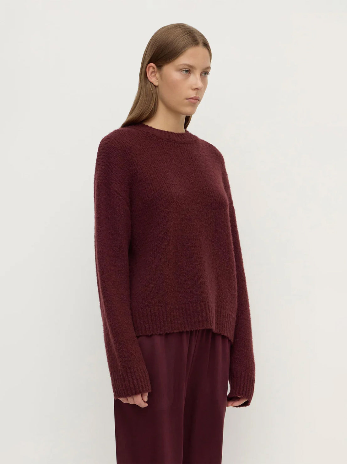 Assembly Label - Ariel Knit - Merlot