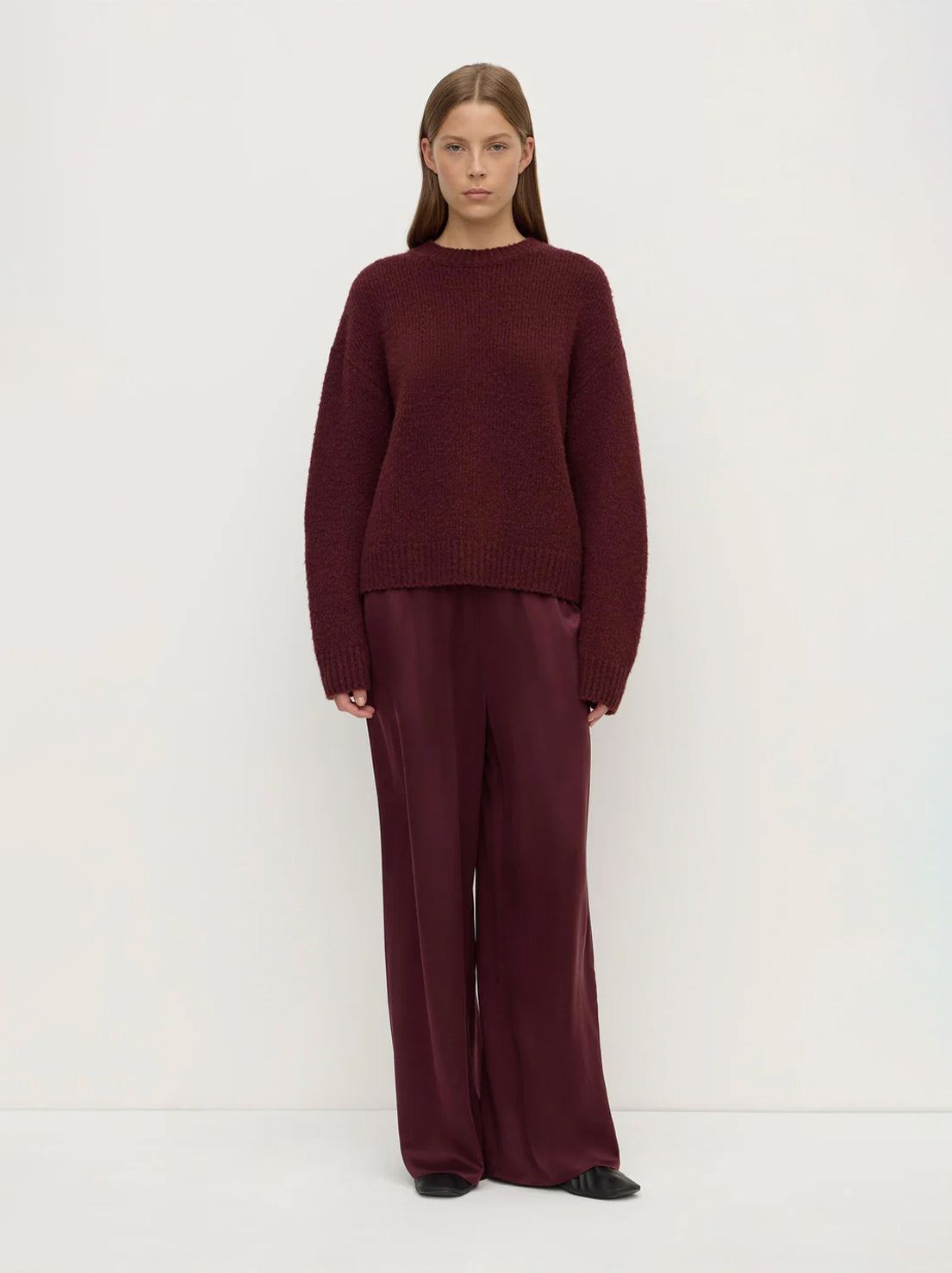 Assembly Label - Ariel Knit - Merlot