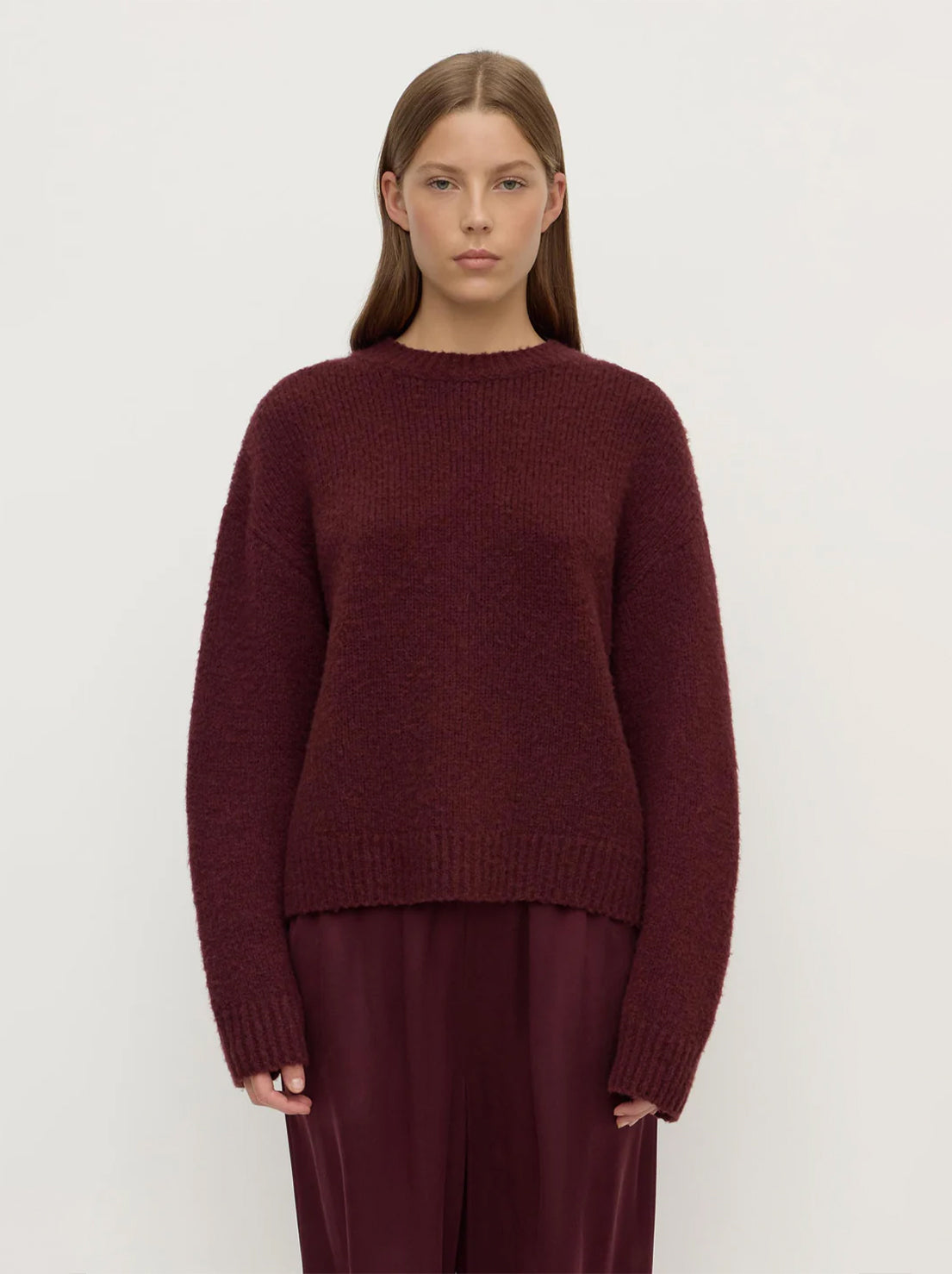 Assembly Label - Ariel Knit - Merlot