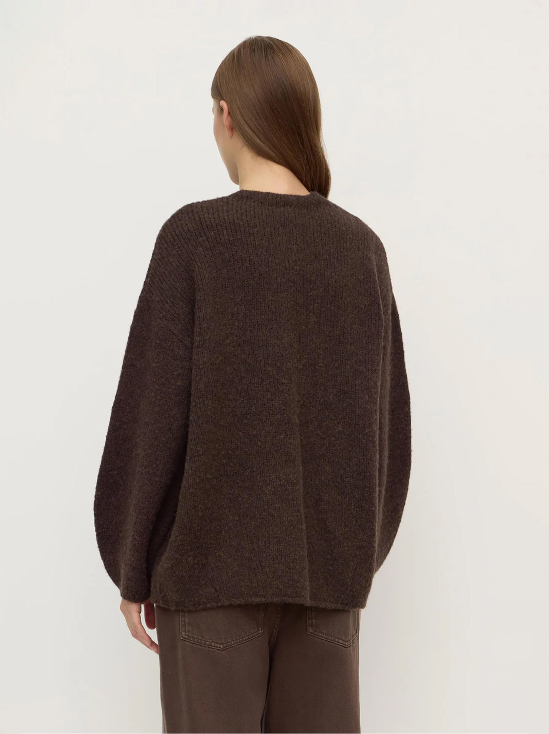Assembly Label - Ariel Knit Cardigan - Dark Choc