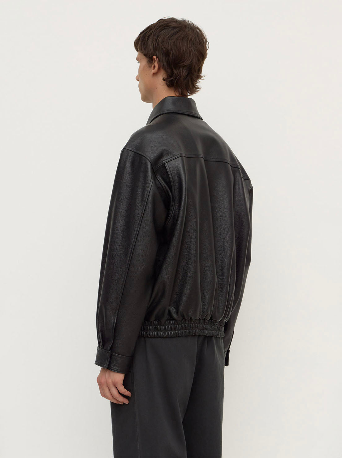 Assembly Label - Bank Leather Jacket - Black