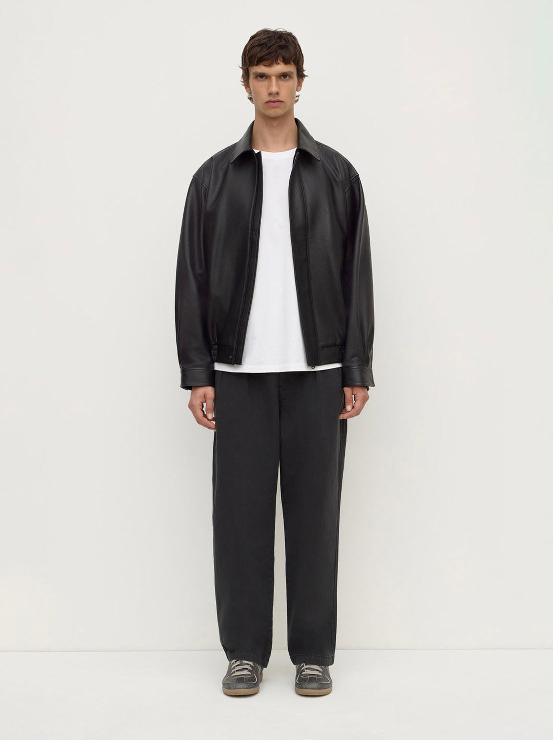 Assembly Label - Bank Leather Jacket - Black
