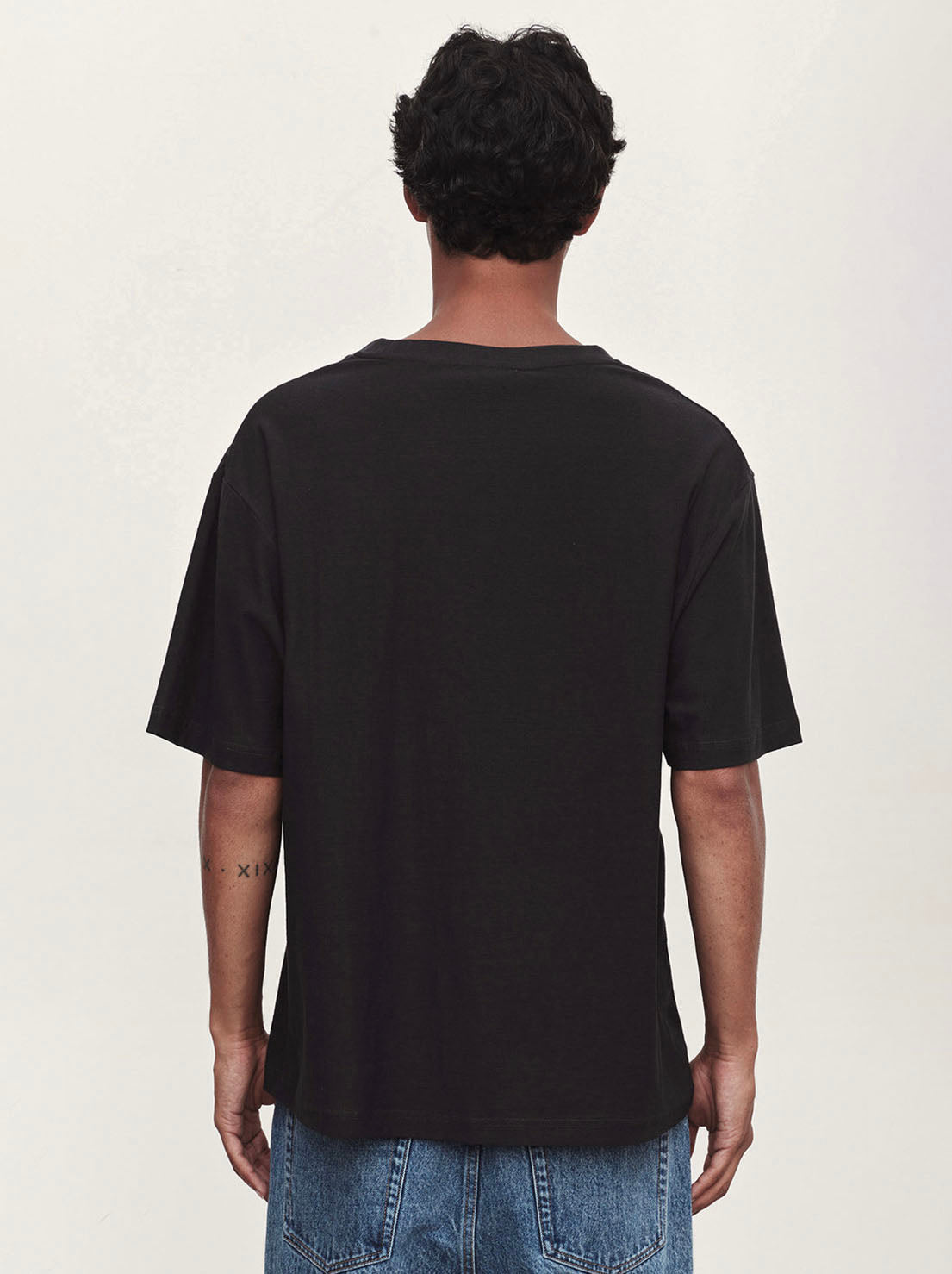 Assembly Label - Billie Cotton Hemp Short Sleeve Tee - Washed Black