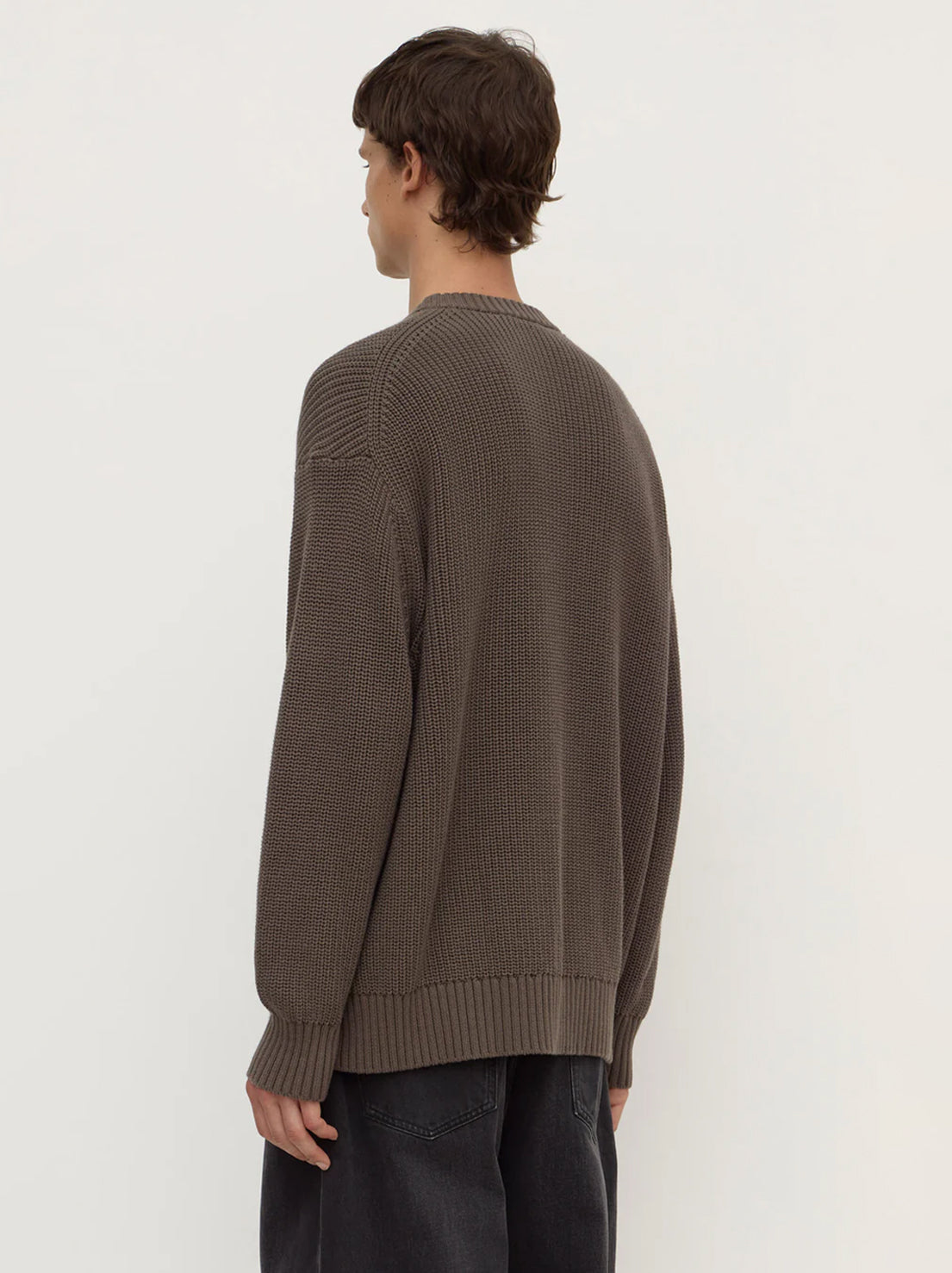 Assembly Label - Carson Cotton Rib Knit - Bark