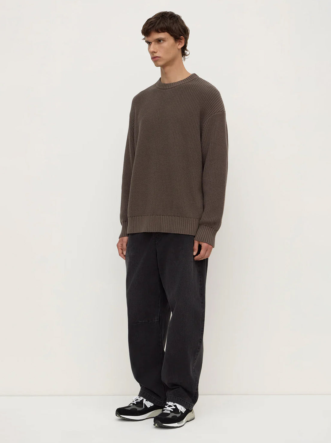 Assembly Label - Carson Cotton Rib Knit - Bark