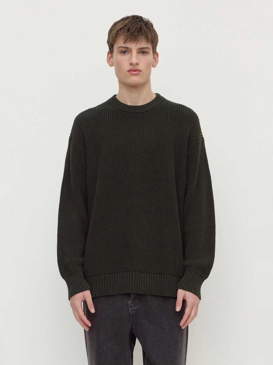 Assembly Label - Carson Cotton Rib Knit - Valley