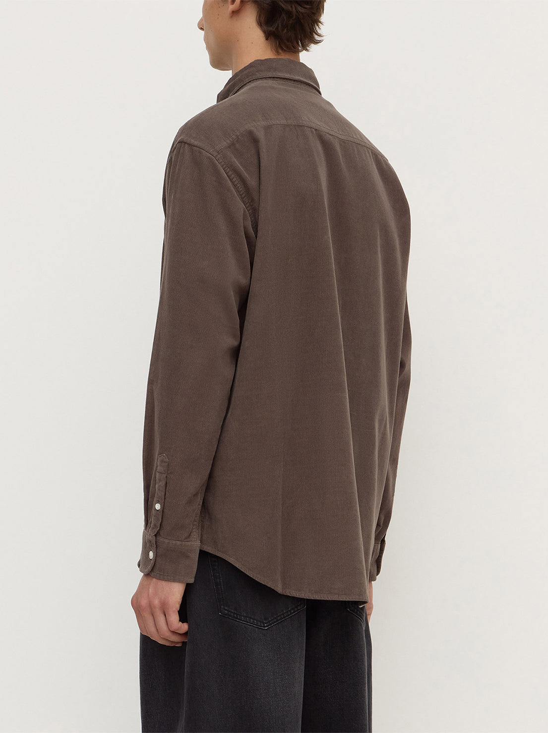 Assembly Label - Cord Long Sleeve Shirt - Bark