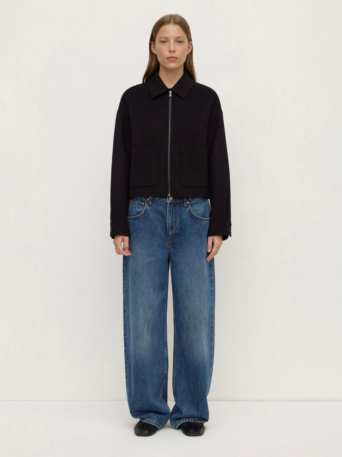Assembly Label - Dallas Wool Jacket - Black