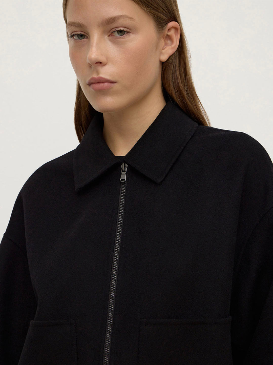Assembly Label - Dallas Wool Jacket - Black