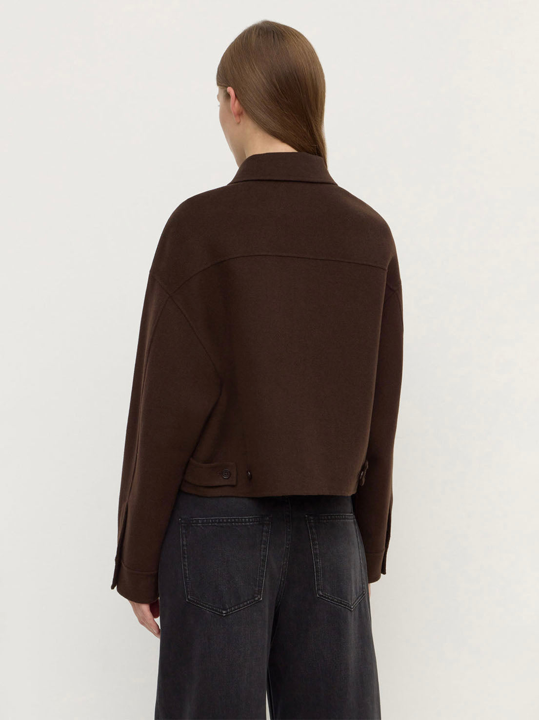 Assembly Label - Dallas Wool Jacket - Dark Choc