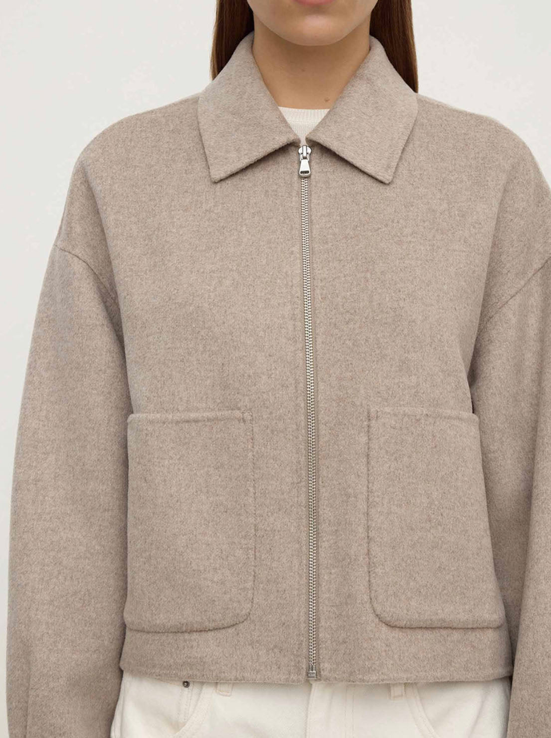 Assembly Label - Dallas Wool Jacket - Pebble