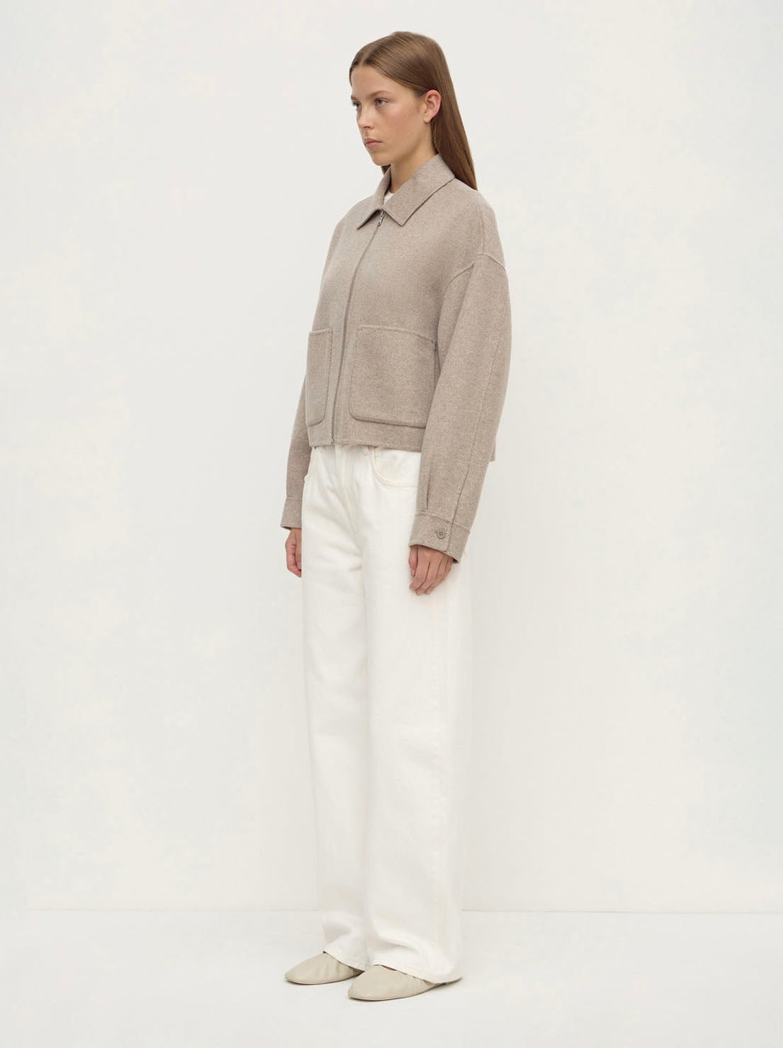 Assembly Label - Dallas Wool Jacket - Pebble