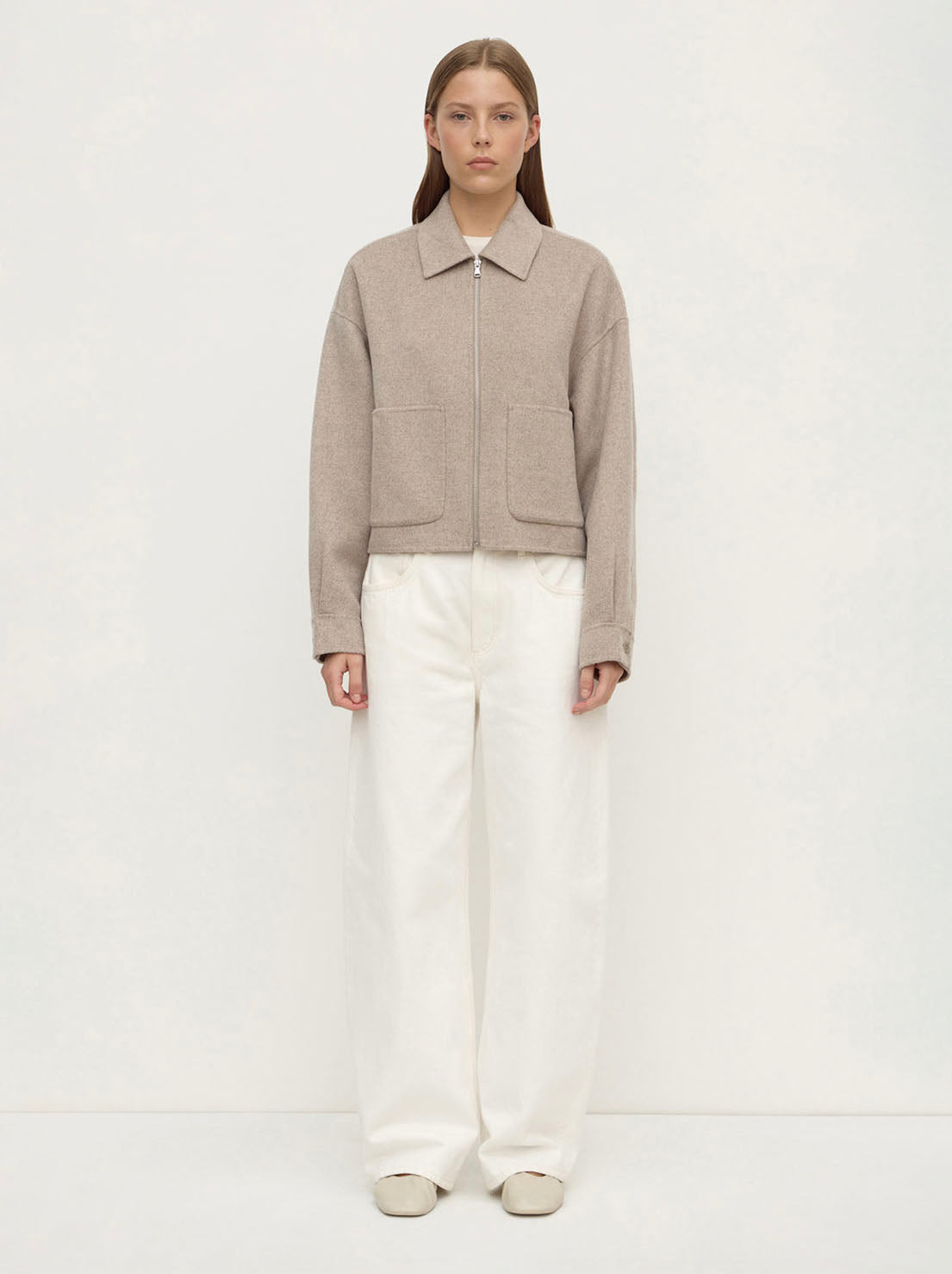Assembly Label - Dallas Wool Jacket - Pebble