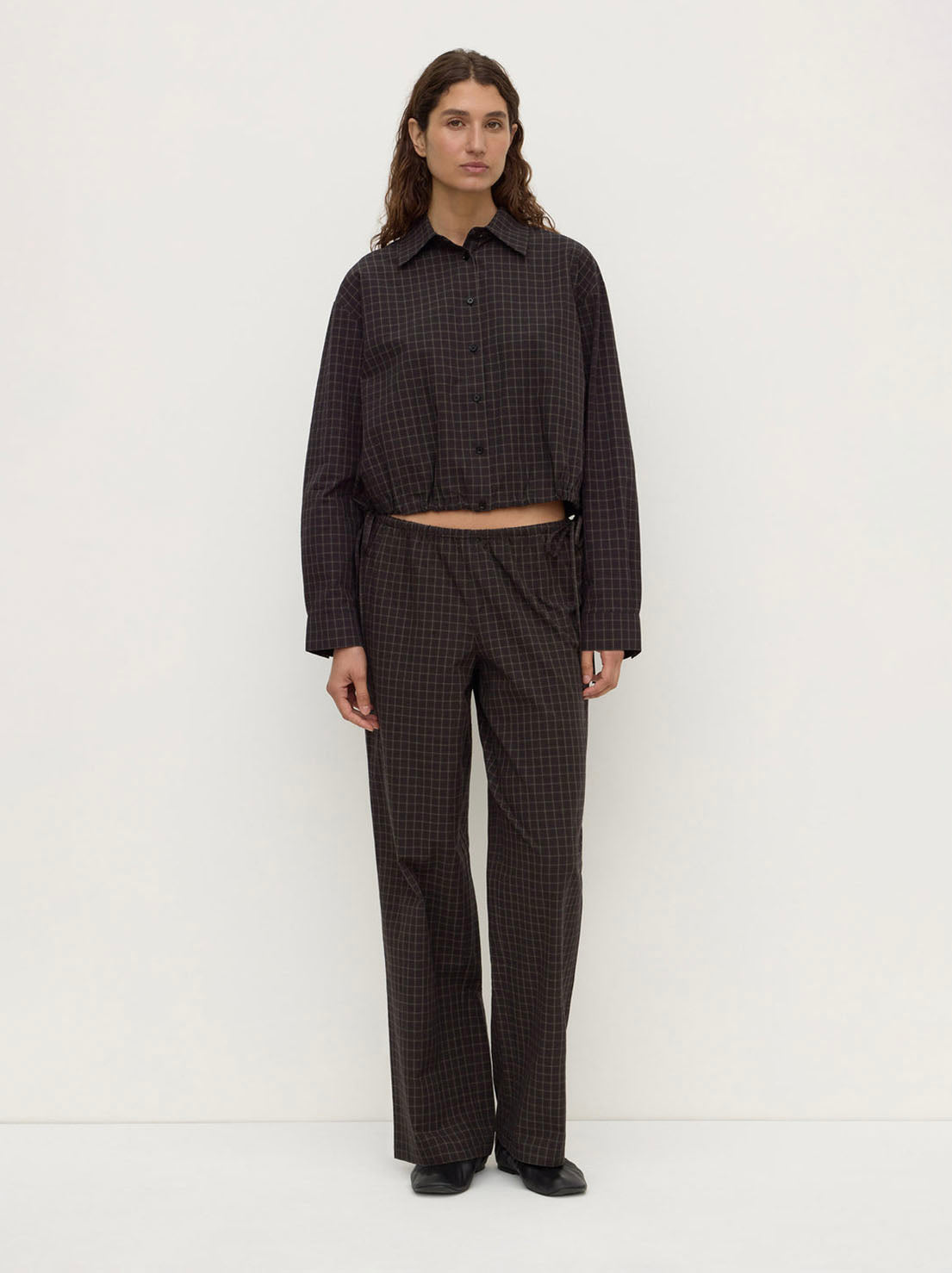 Assembly Label - Eddie Check Shirt - Brown / Black
