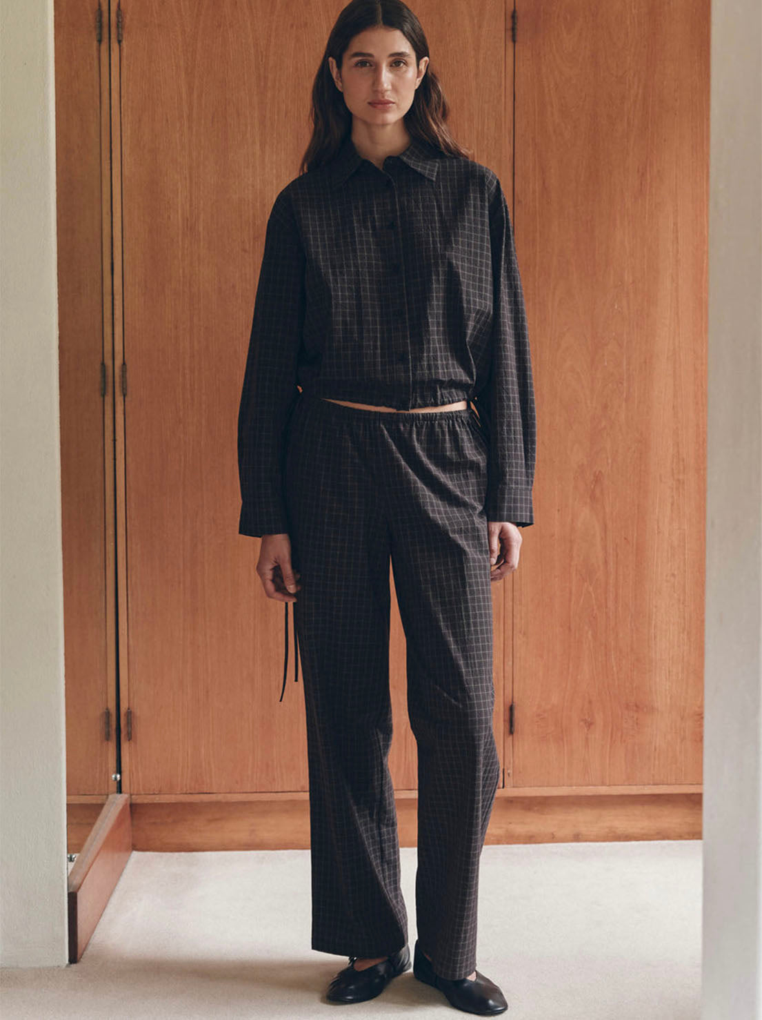Assembly Label - Eddie Check Shirt - Brown / Black