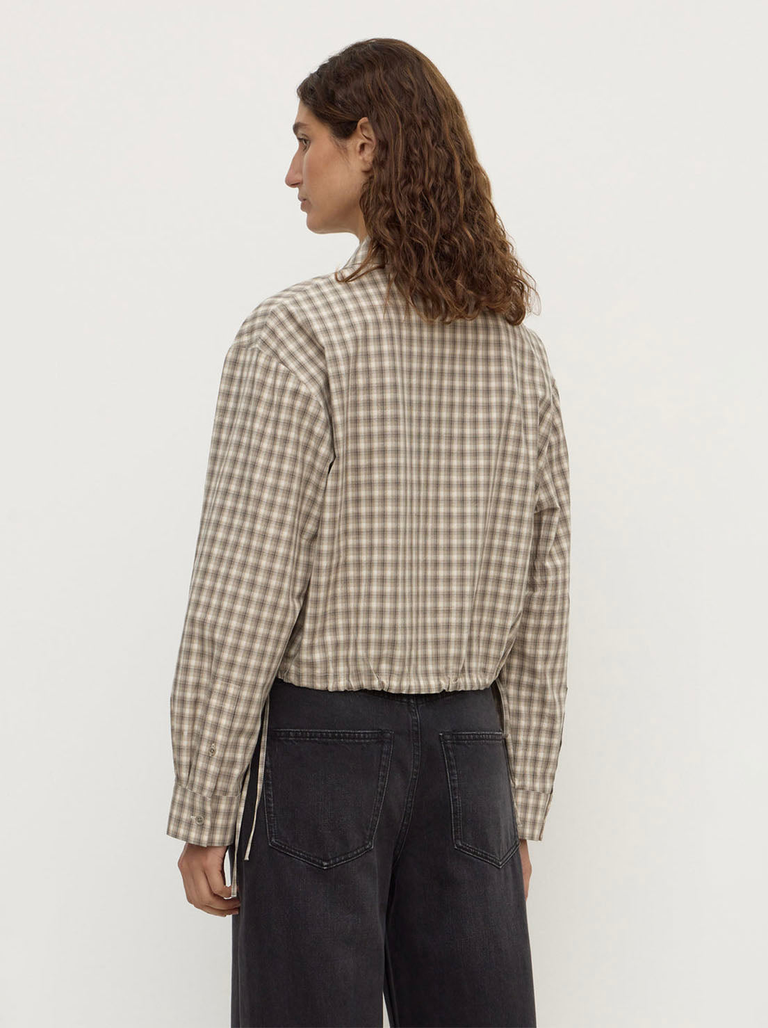 Assembly Label - Eddie Check Shirt - White / Grey