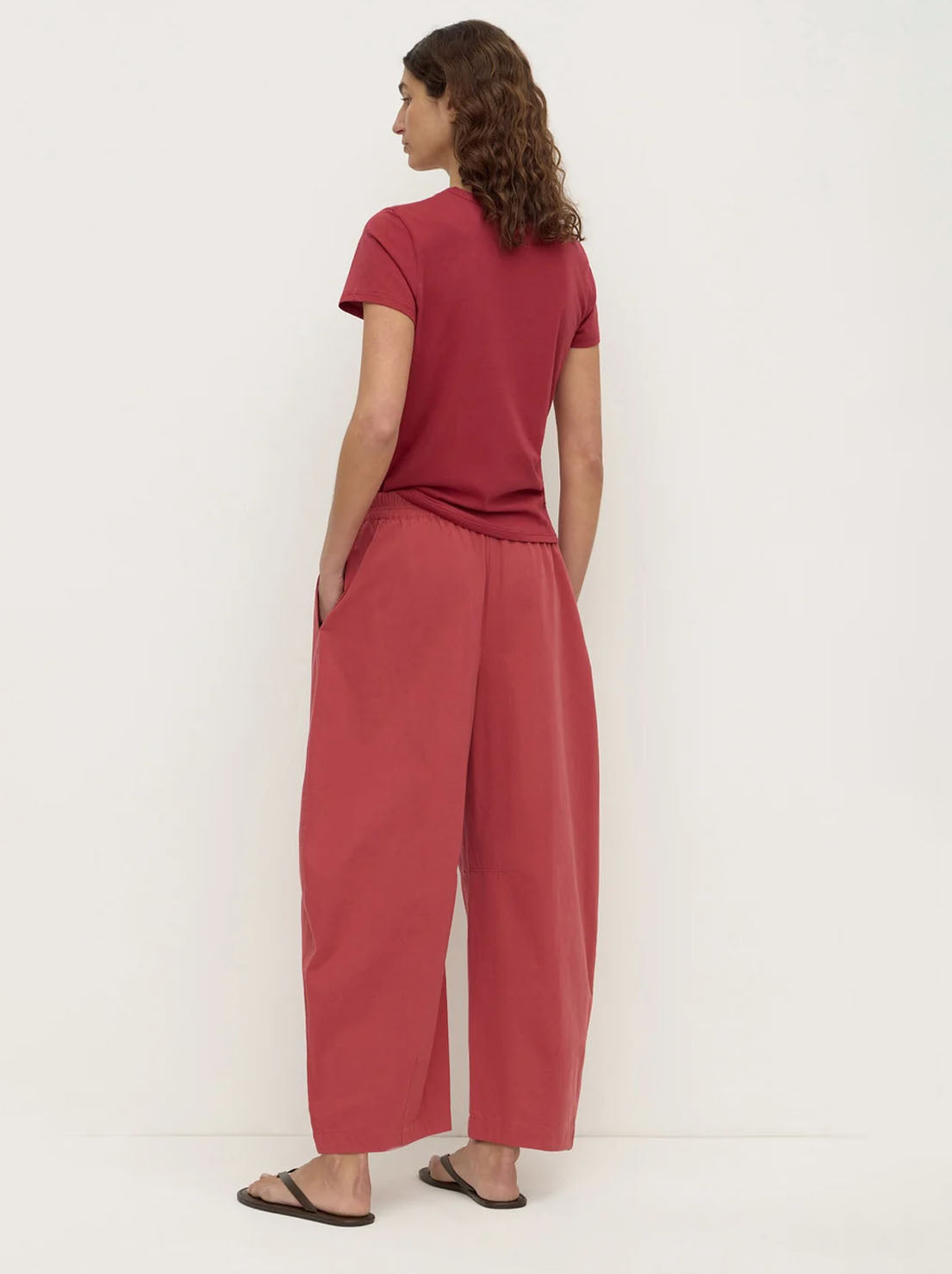 Assembly Label - Elaine Washed Cotton Pant - Raisin