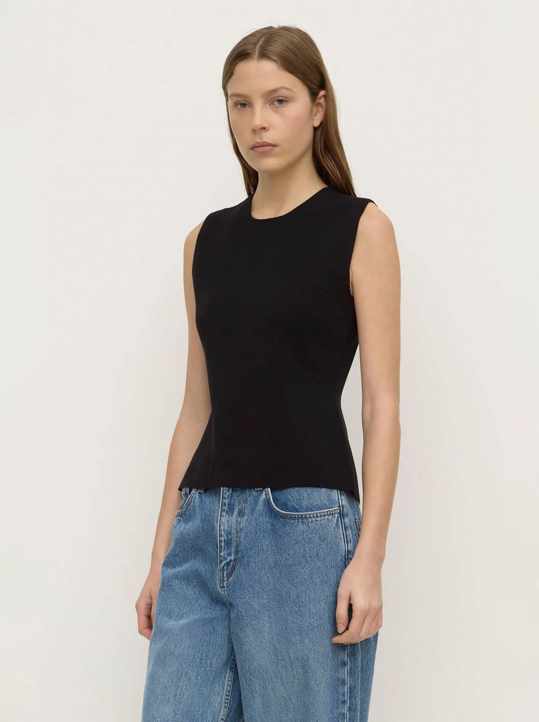 Assembly Label - Evelyn Milano Knit Top - Black
