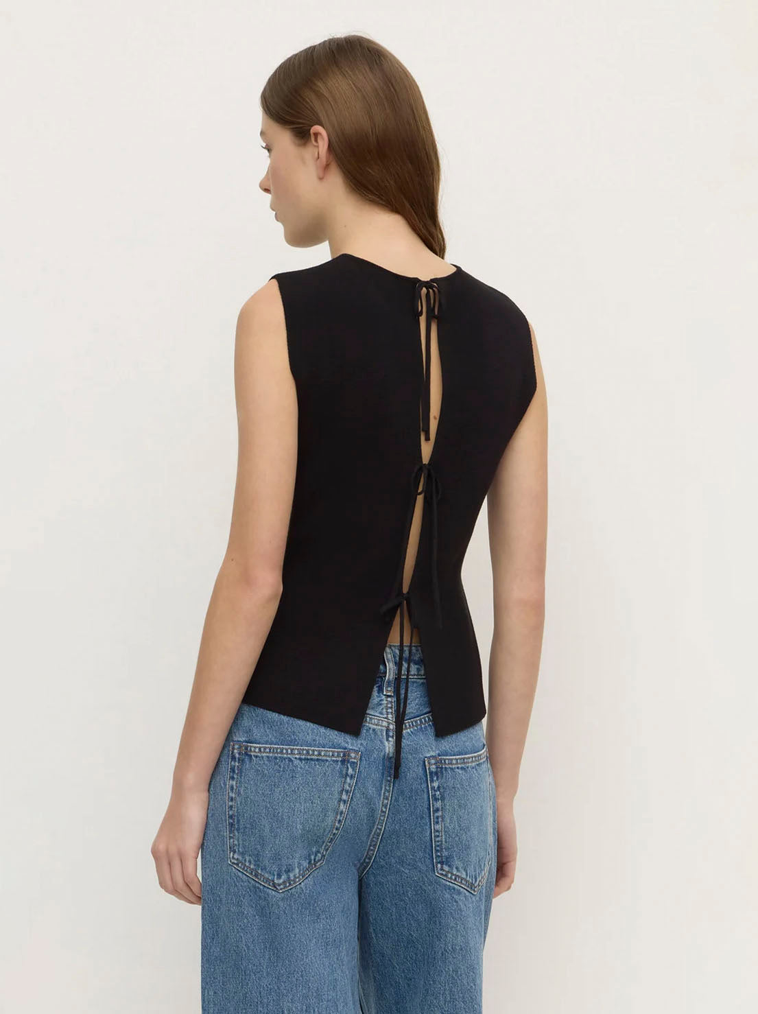 Assembly Label - Evelyn Milano Knit Top - Black