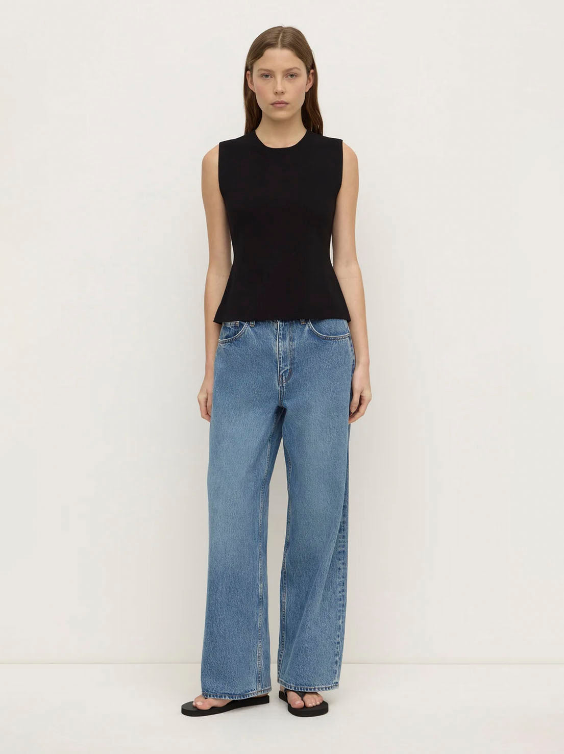 Assembly Label - Evelyn Milano Knit Top - Black