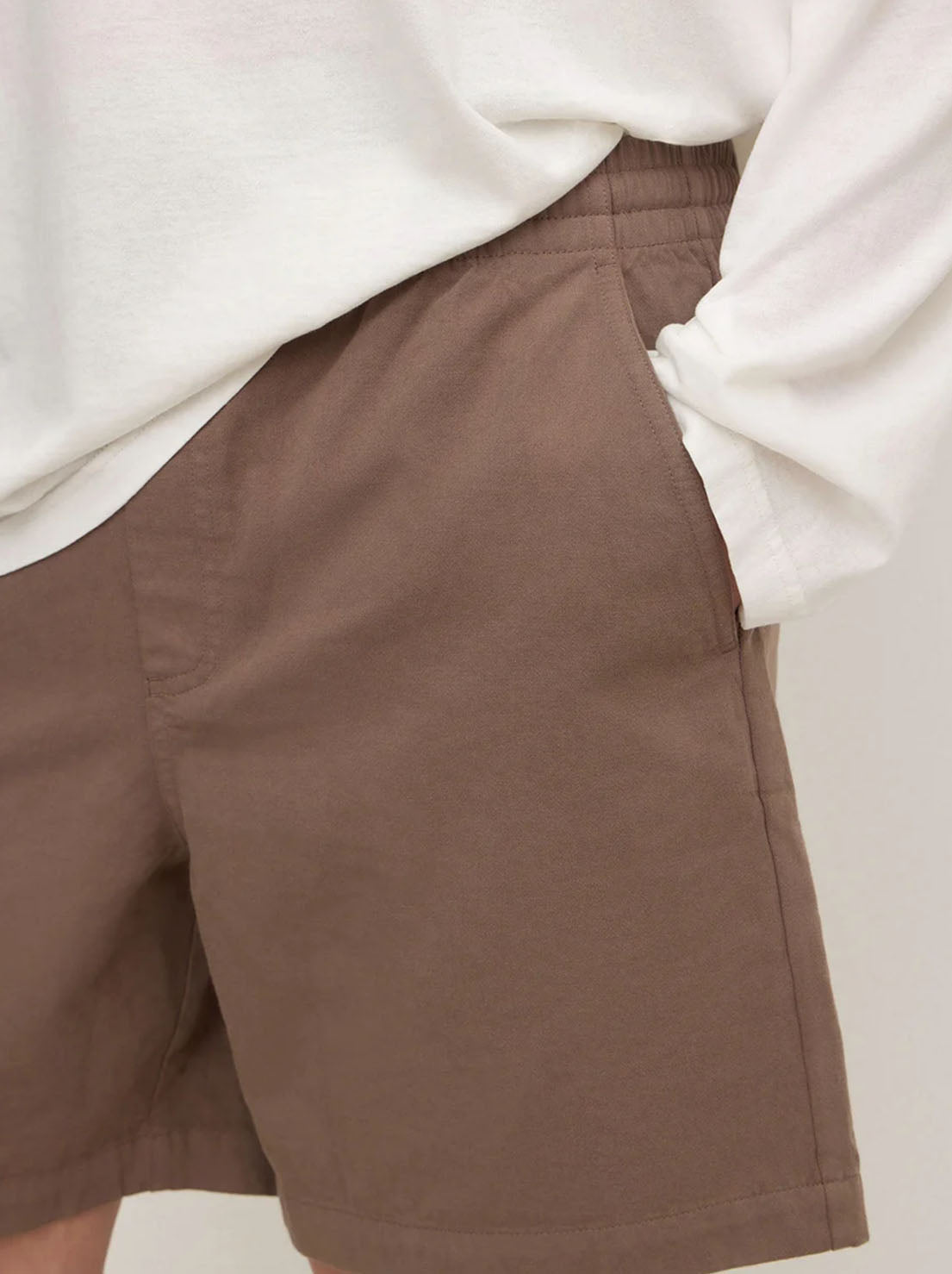 Assembly Label - Everyday Twill Short - Dark Sand