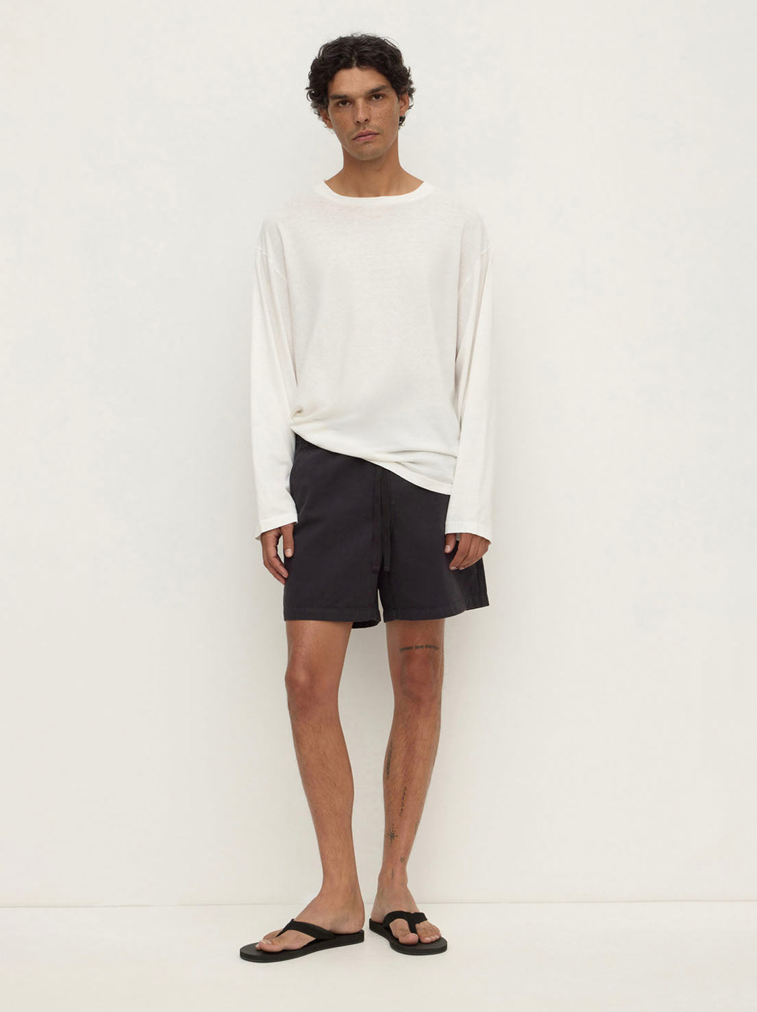 Assembly Label - Everyday Twill Short - Washed Black