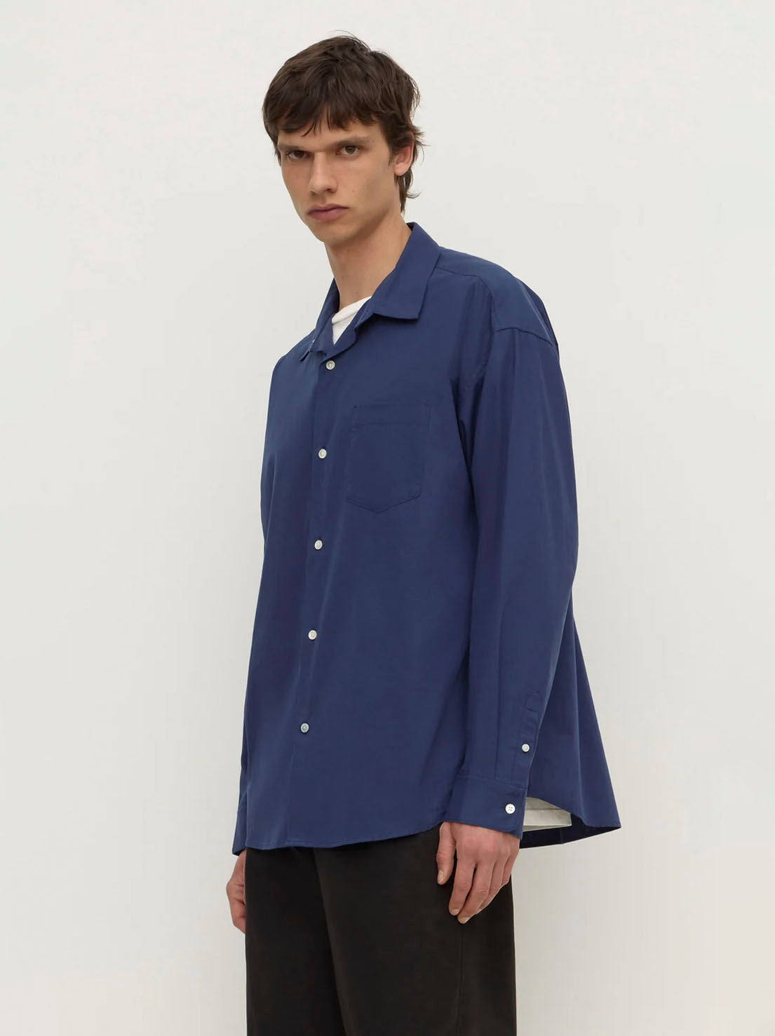 Assembly Label - Finn Long Sleeve Shirt - Imperial Blue