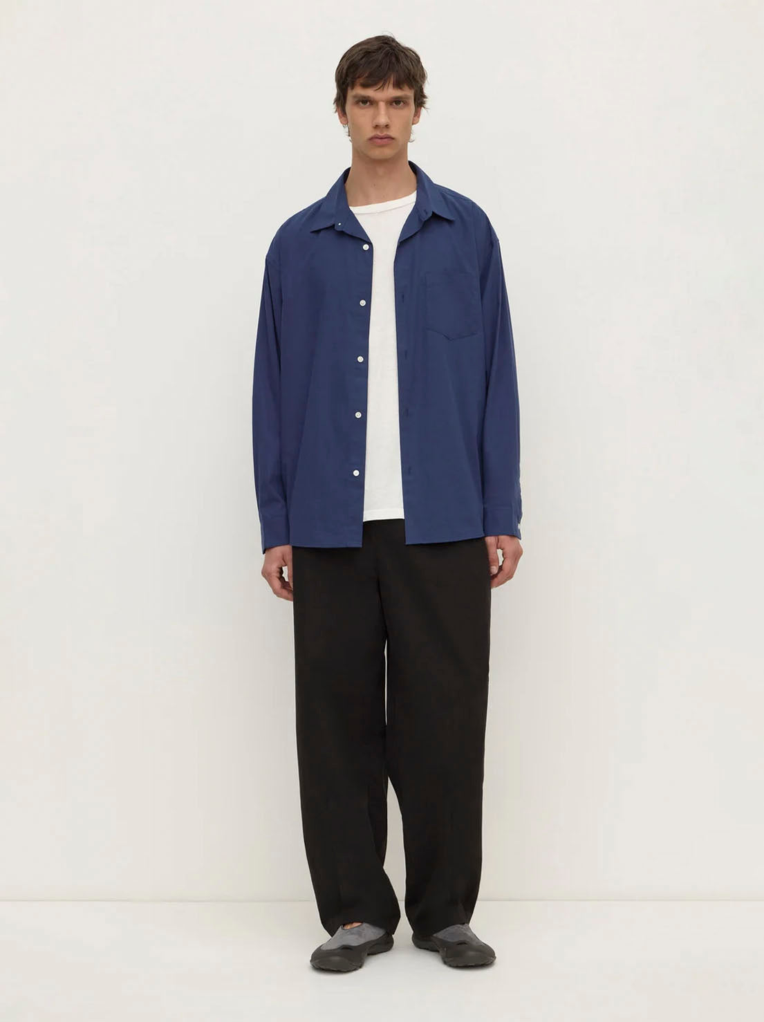 Assembly Label - Finn Long Sleeve Shirt - Imperial Blue