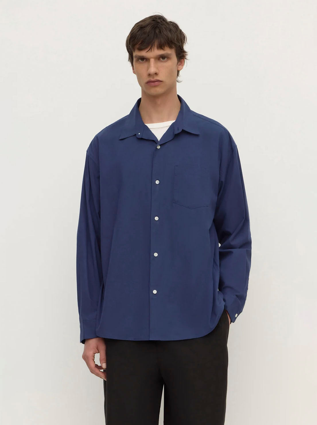 Assembly Label - Finn Long Sleeve Shirt - Imperial Blue