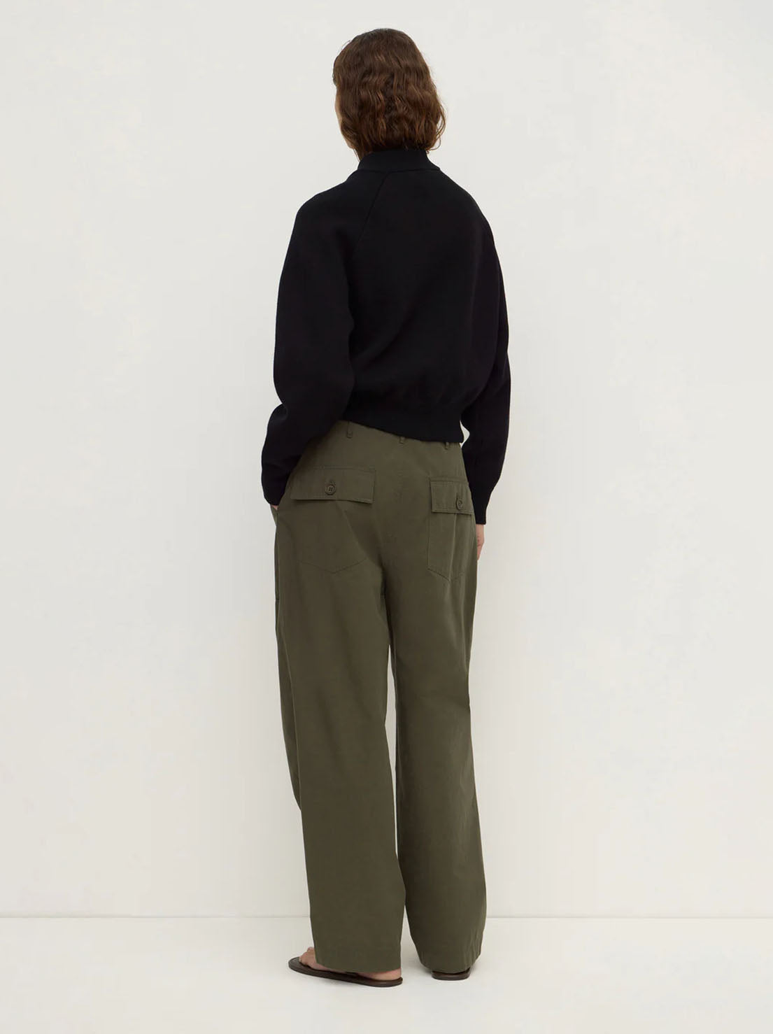 Assembly Label - Gigi Cotton Utility Pant - Dark Military