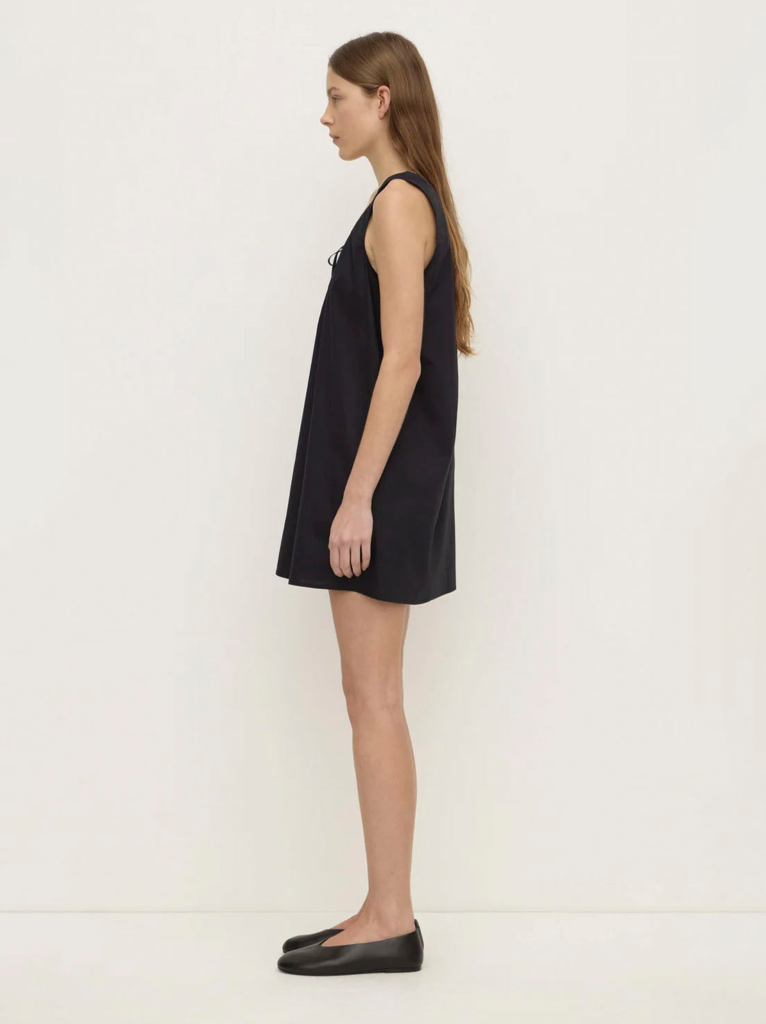 Assembly Label - Holly Cotton Mini Dress - Black
