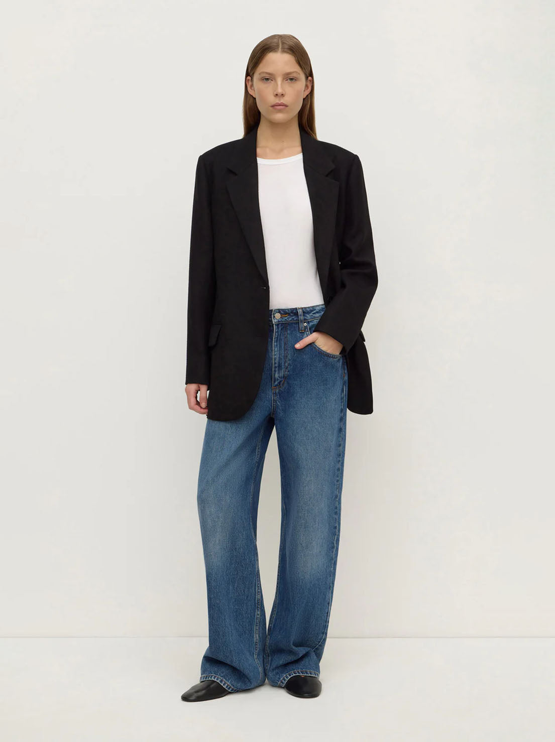 Assembly Label - Isabel Blazer - Black