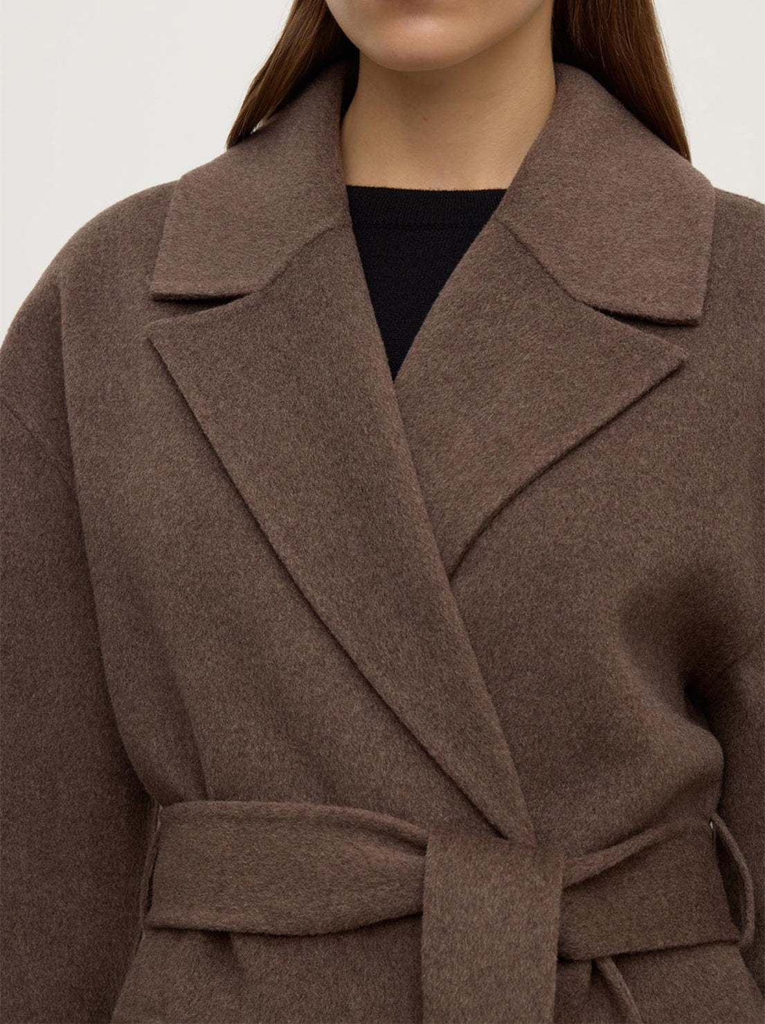 Assembly Label - Ivy Wool Coat - Cocoa Marle