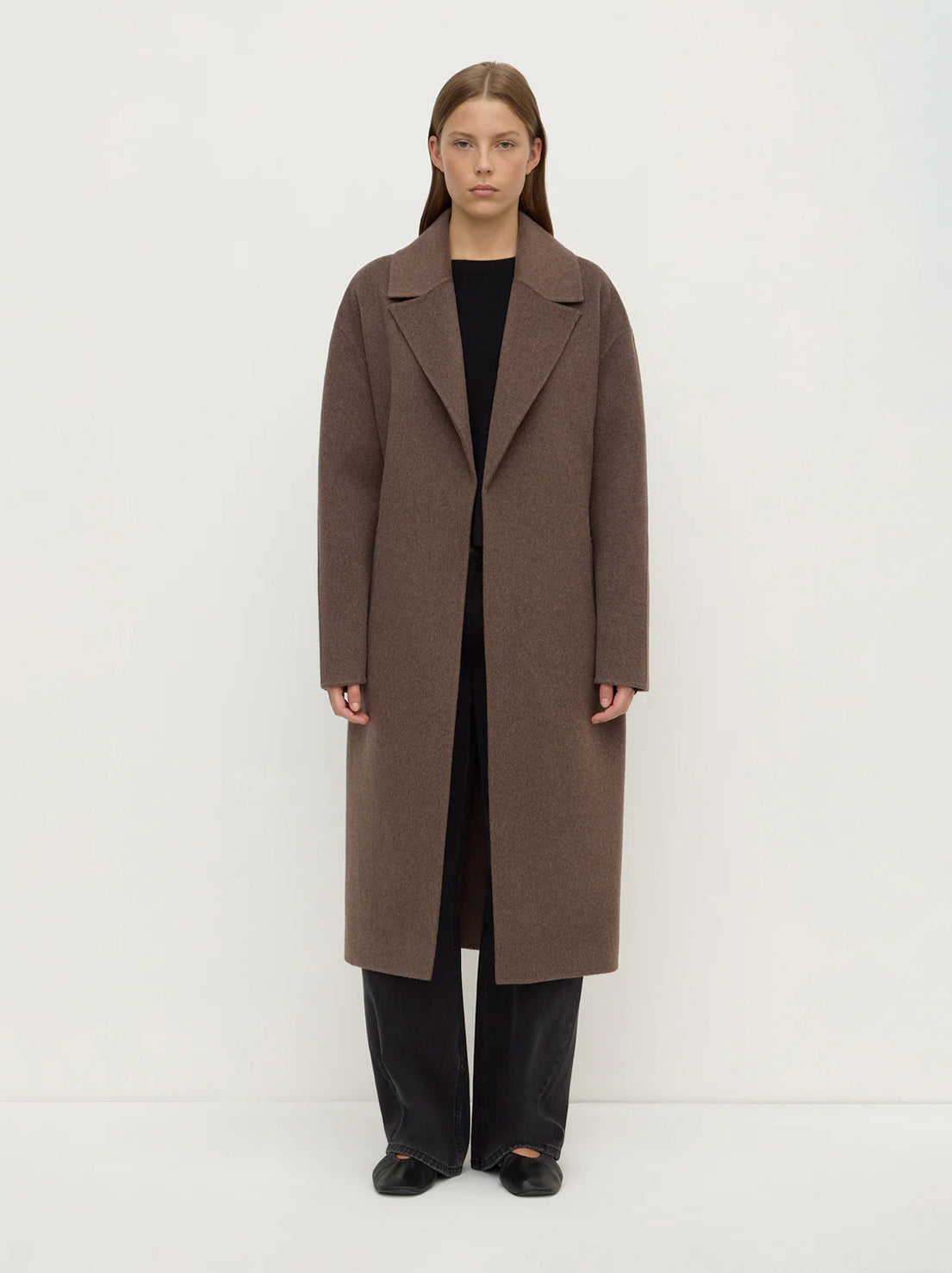 Assembly Label - Ivy Wool Coat - Cocoa Marle