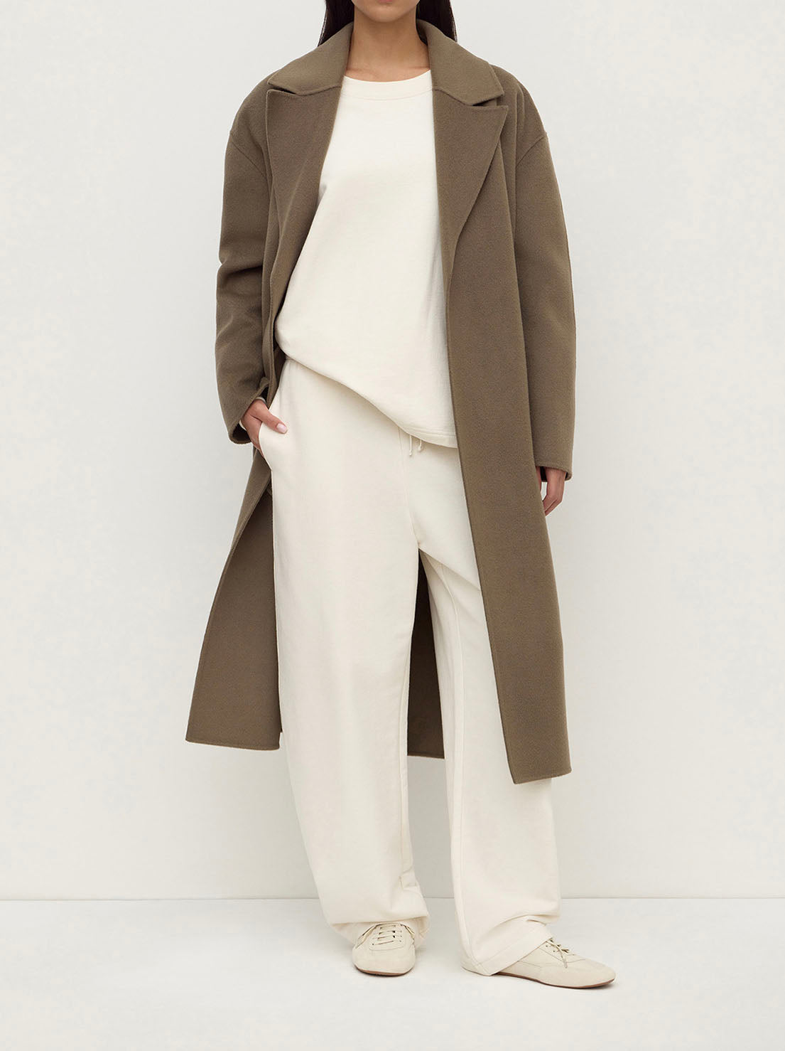 Assembly Label - Ivy Wool Coat - Dark Sage
