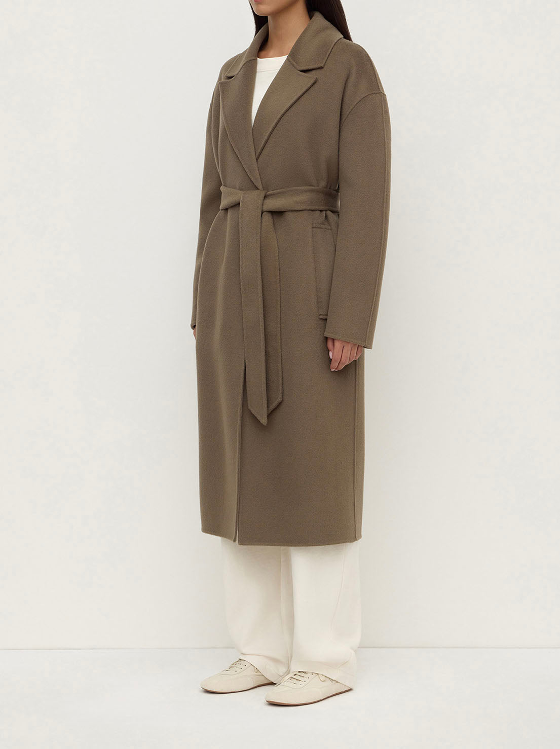 Assembly Label - Ivy Wool Coat - Dark Sage