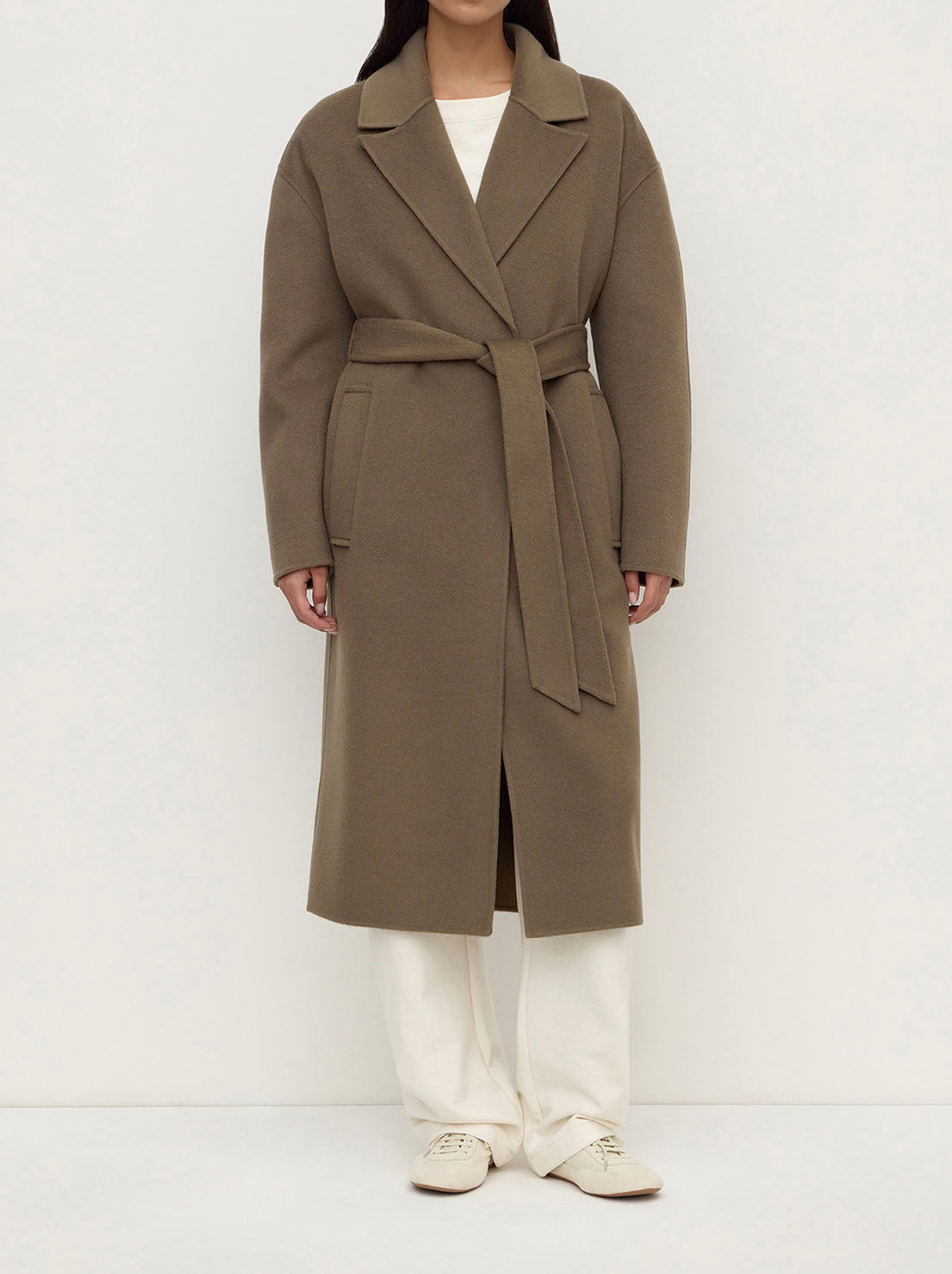 Assembly Label - Ivy Wool Coat - Dark Sage
