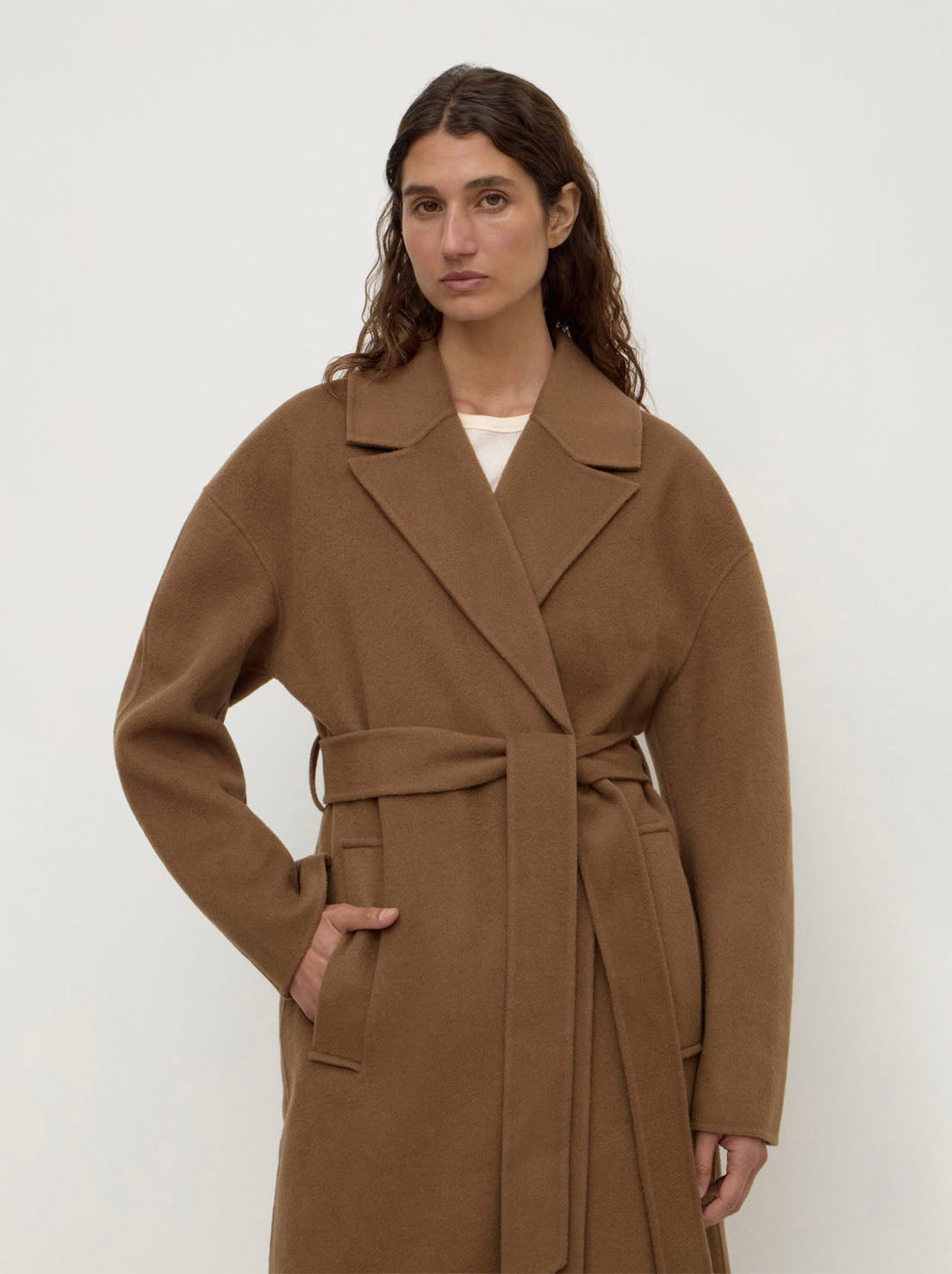 Assembly Label - Ivy Wool Coat - Oak