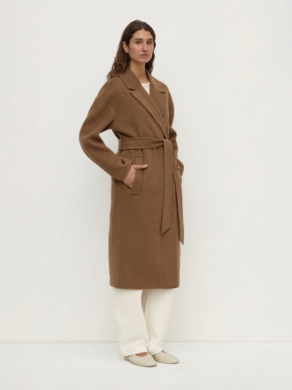 Assembly Label - Ivy Wool Coat - Oak