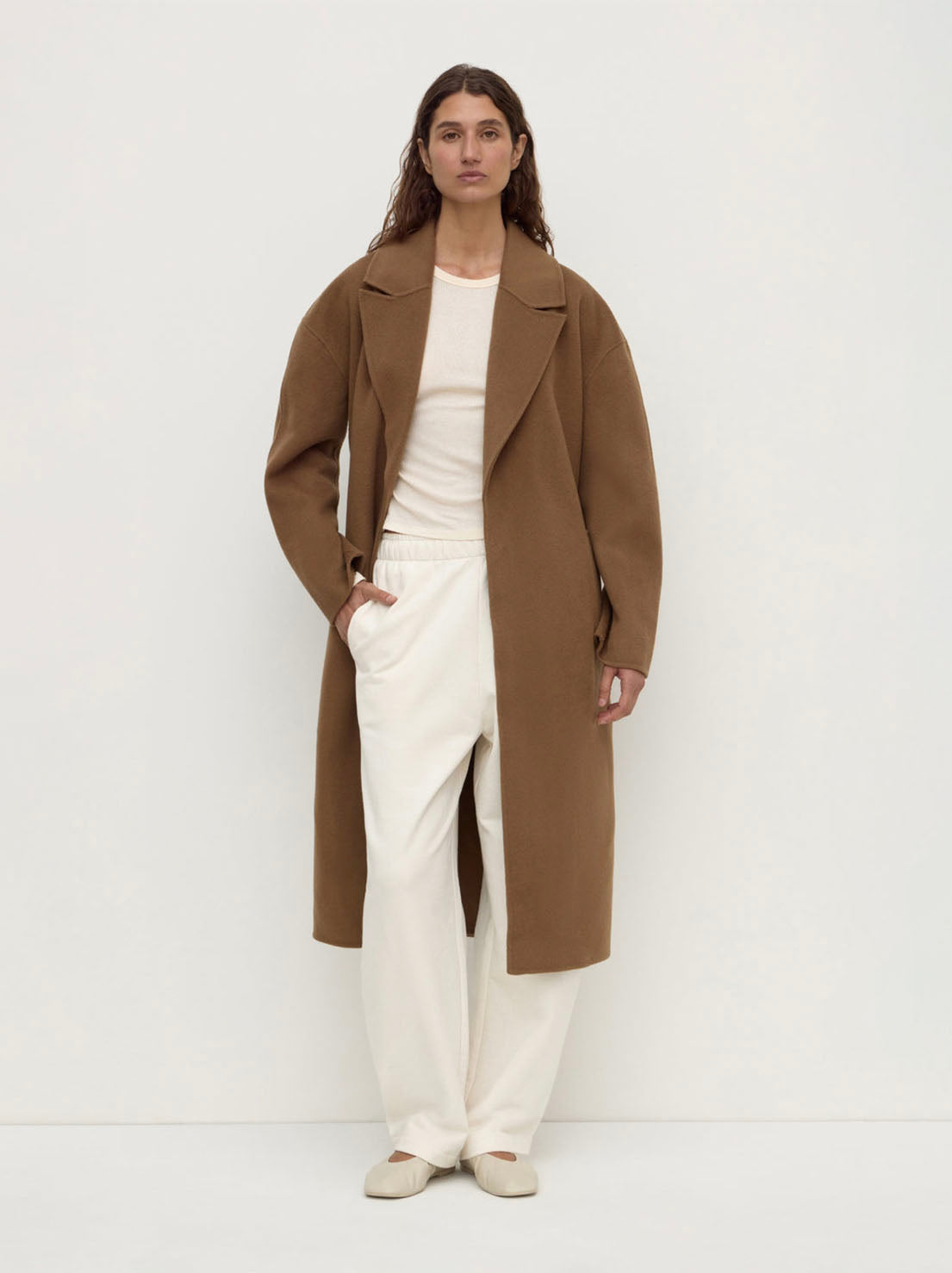 Assembly Label - Ivy Wool Coat - Oak